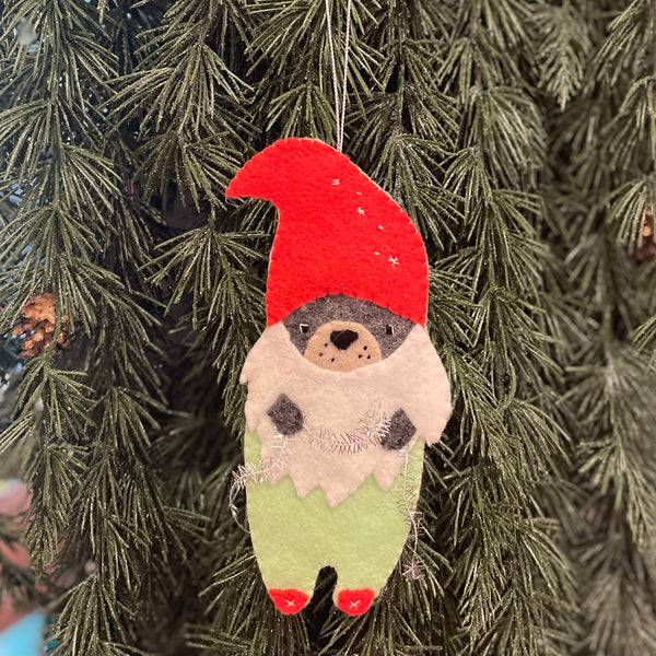 Felt devil Christmas decoration