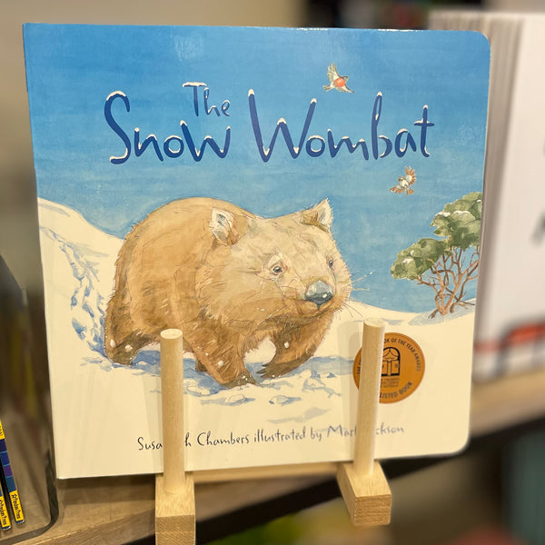 Snow Wombat board book by Susannah Chambers