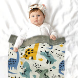 Cotton baby blanket – Dinosaur