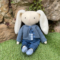 Fabric  bunny doll by Huggables