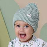 Organic baby knit beanie by Snuggle Hunny