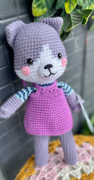Crochet Satsuki Cat by The Crocheting Constable