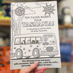 Ten Tassie Babies Tour Tasmania colouring activity book