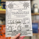 Ten Tassie Babies Tour Tasmania colouring activity book