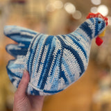 Emotional support crochet chicken