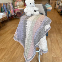 Ready-to-send crochet blanket
