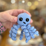 Pocket crochet octopus