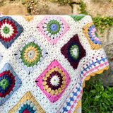 Ready-to-send crochet blanket