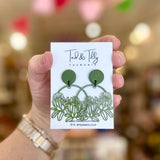 Ted & Tilly botanical earrings