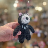 Hand-knitted Tasmanian devil