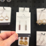 Stainless steel earrings by Freddie McLeod Tasmania