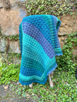 Ready-to-send crochet blanket