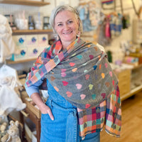 Heart scarf by Tiger Tree