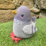 Viola the crochet pigeon