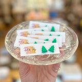 Ted & Tilly Christmas tree stud earrings