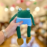 Phillipa the crochet frog