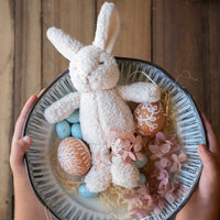 Mini Bonnie bunny rattle by Nana Huchy