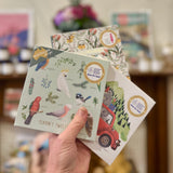 Australian birds Christmas greeting card 10 pack