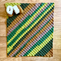 Ready-to-send crochet blanket