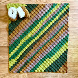 Ready-to-send crochet blanket