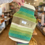 Vintage blanket hot water bottle cover