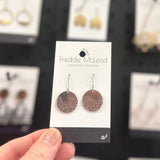 Stainless steel earrings by Freddie McLeod Tasmania