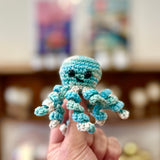 Pocket crochet octopus