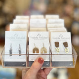 Stainless steel earrings by Freddie McLeod Tasmania