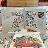 Floral Christmas greeting card 10 pack