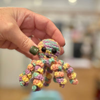Pocket crochet octopus