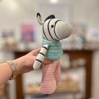 Henriette the crochet zebra