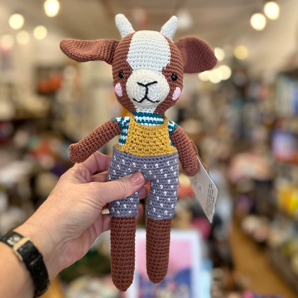 Javier goat by The Crocheting Constable
