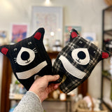 Vintage blanket Tasmanian devil by Sixpence (plaid)