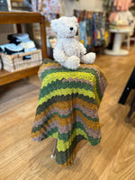 Ready-to-send crochet blanket
