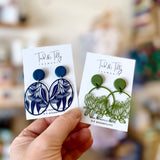 Ted & Tilly botanical earrings