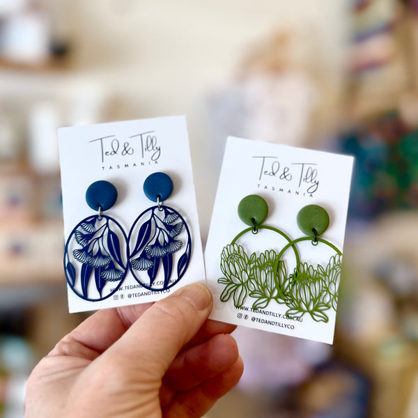 Ted & Tilly botanical earrings