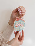 Bespoke Letterpress Enamel Christmas ornament