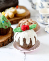 Tara Treasures Felt Christmas pudding