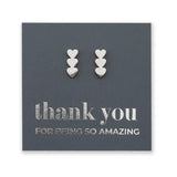 Sister & Soul earrings/ studs - Thank you