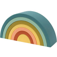 OB Designs silicone rainbow stacker