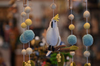 Felt cot mobile by Tara Treasures – cockatoo