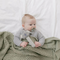 Cotton baby blanket by Di Lusso Living