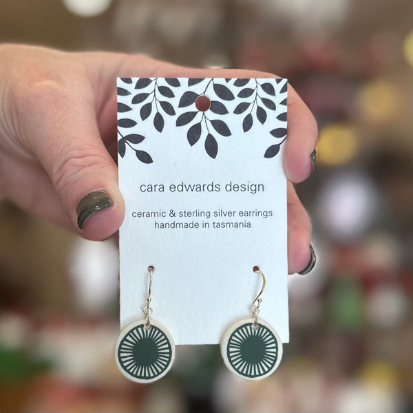 Handmade on sale ceramic earrings