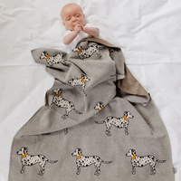 Cotton baby blanket by Di Lusso Living