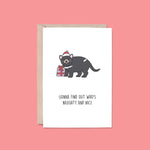 Tassie devil Christmas card by Hey Hunny