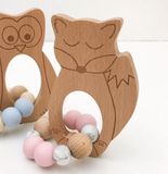 One Chew Three silicone and beech teether