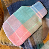 Vintage blanket hot water bottle cover