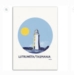 Bruny Island lighthouse A4 art print by Sense of Wild