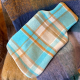 Vintage blanket hot water bottle cover