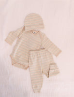 Fibre for Good striped onesie